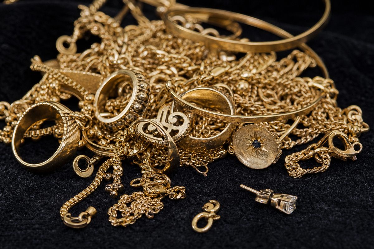 Bijoux en or hérités